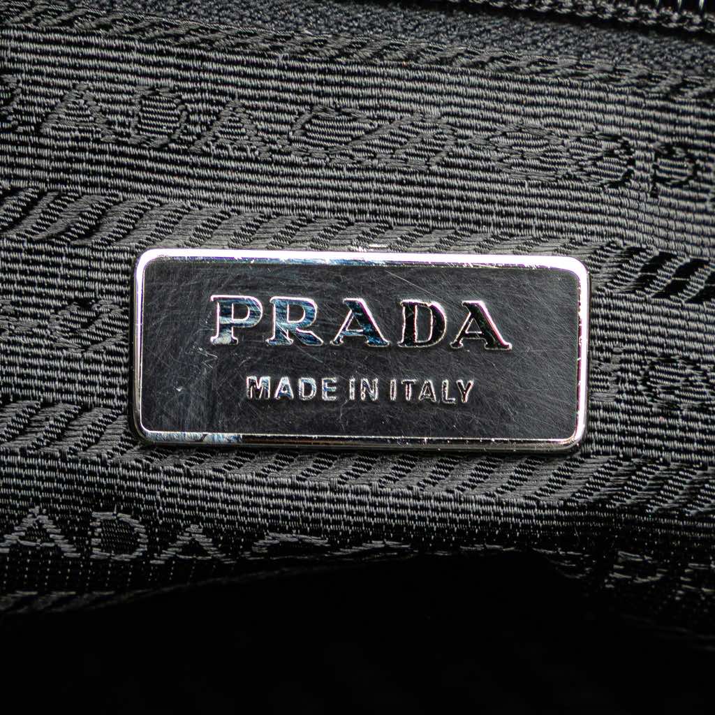 Prada Tessuto Zip Top Crossbody - Side view