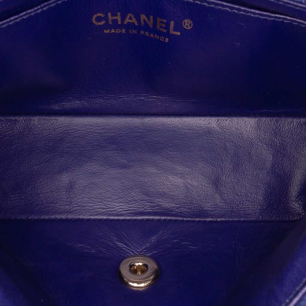 Chanel Mini Rectangular Classic Velvet Single Flap - 4