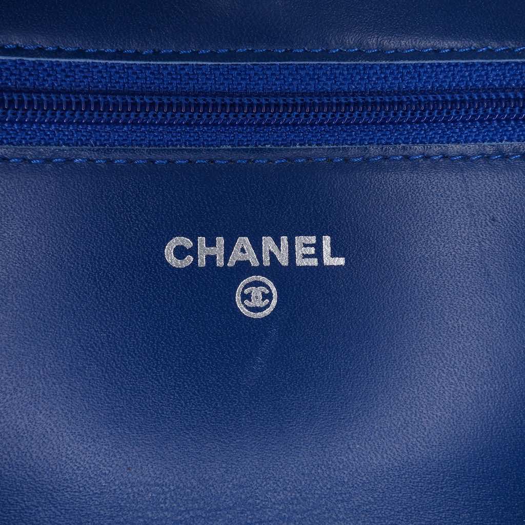 Chanel Reissue 2.55 Quilted Jersey Wallet On Chain - 5