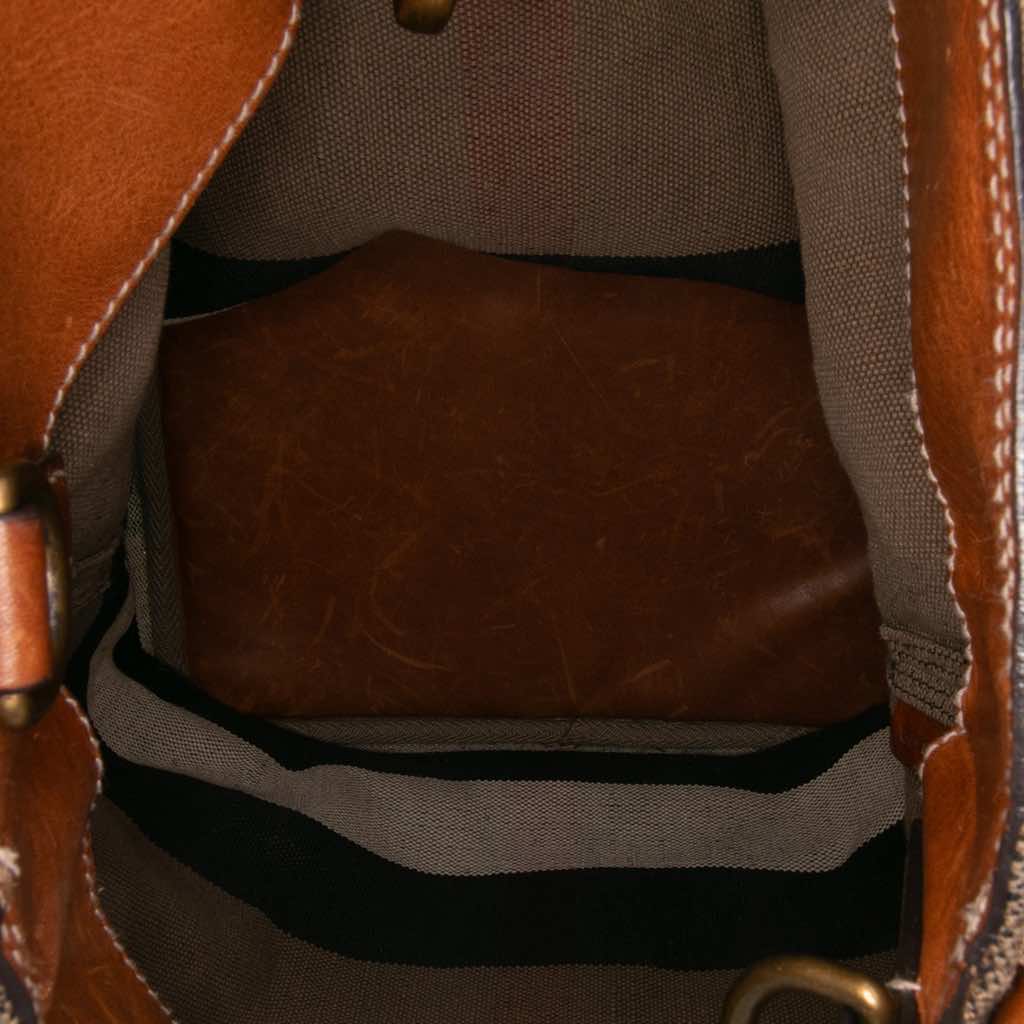 Burberry Medium Mega Check Canvas Ashby Bucket Bag - 5