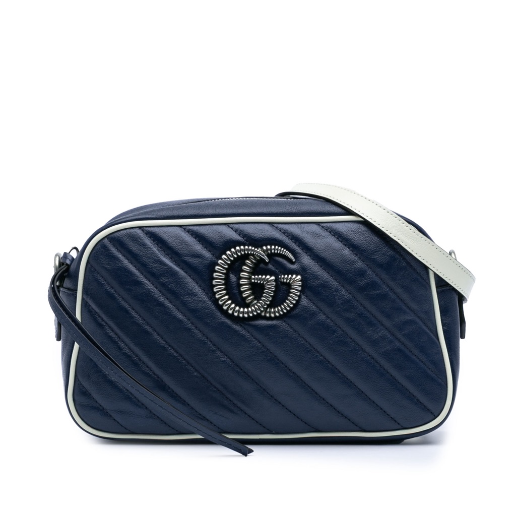 Gucci Small GG Marmont Leather Torchon Crossbody