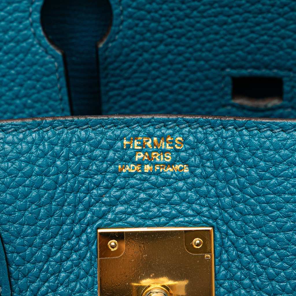 Hermès Clemence Birkin Retourne 30 - Side view