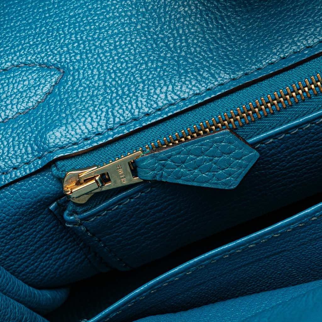 Hermès Clemence Birkin Retourne 30 - Detail 2