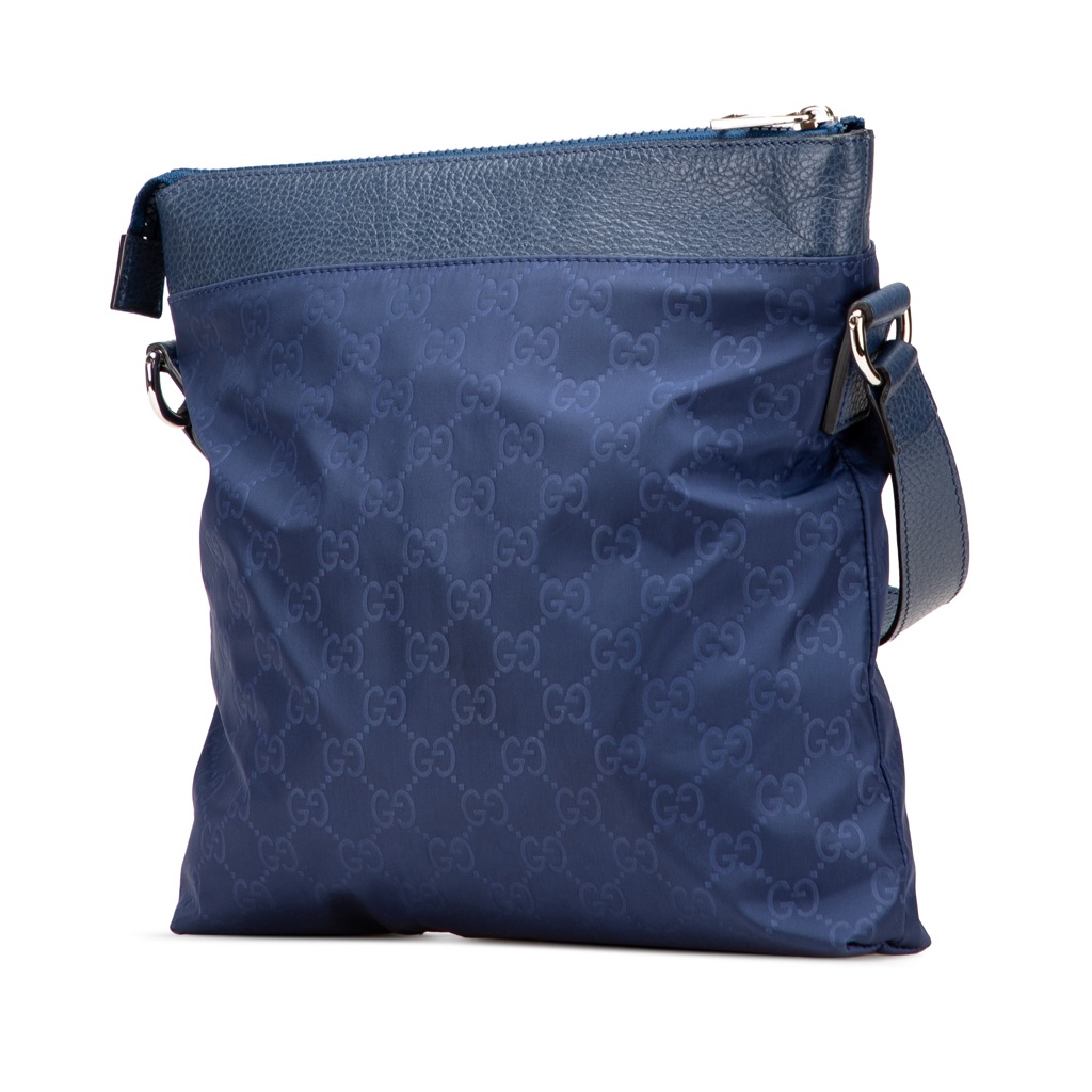 Gucci GG Nylon Flat Messenger Bag - 2