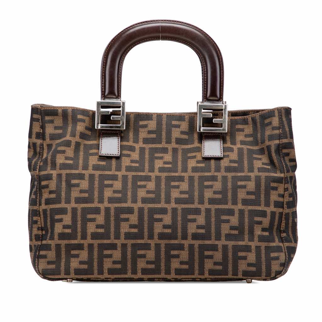 Fendi Small Zucca Canvas Twins Tote