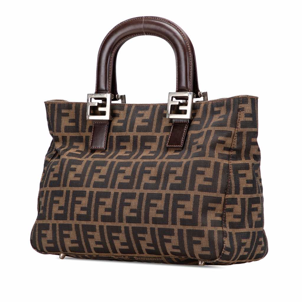 Fendi Small Zucca Canvas Twins Tote - 2