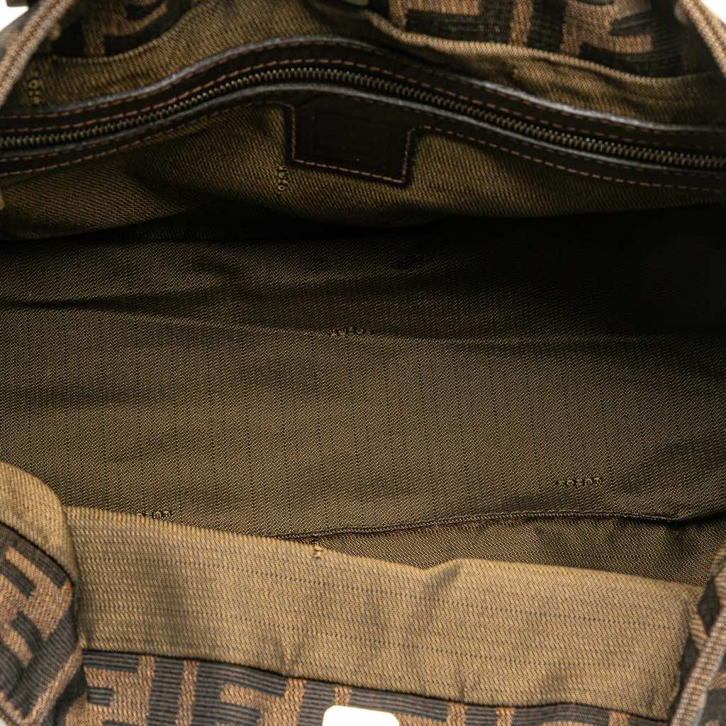 Fendi Small Zucca Canvas Twins Tote - 4