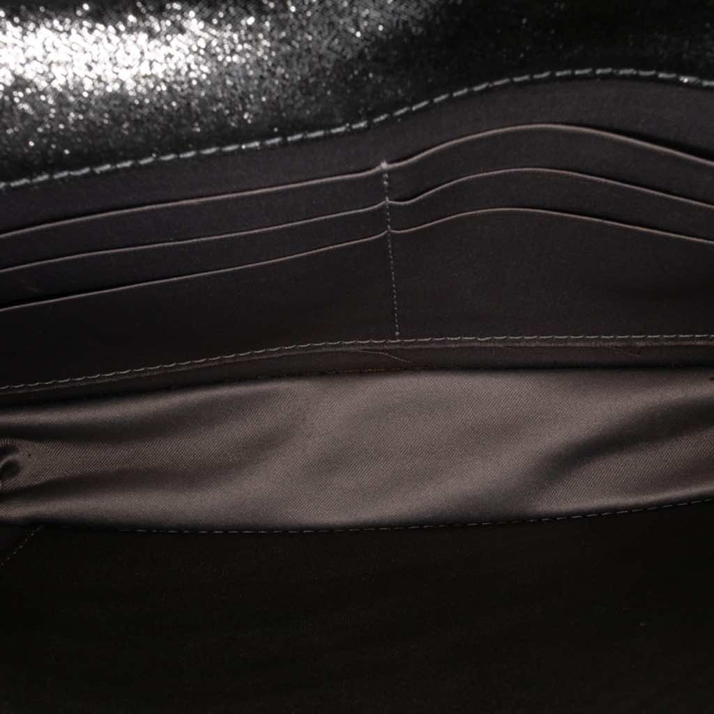 Chanel Quilted Iridescent Lambskin Tartan Button Wallet On Chain - 4