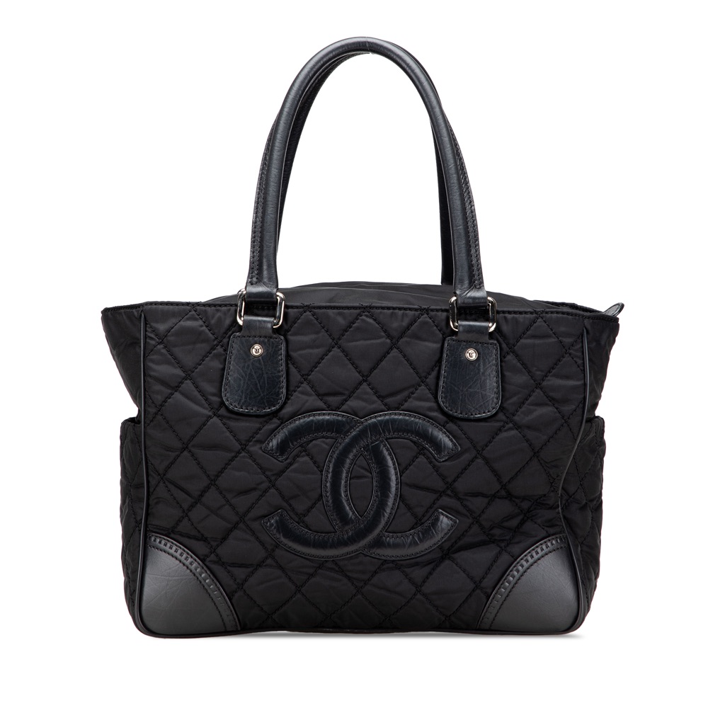 Chanel Paris New York Quilted Nylon Tote