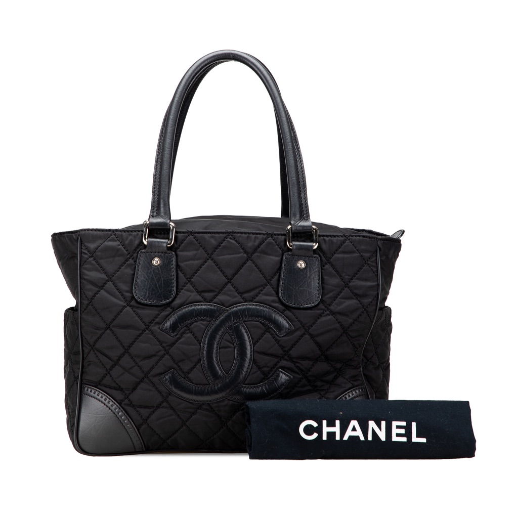 Chanel Paris New York Quilted Nylon Tote - Image 15