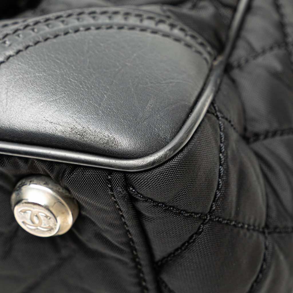 Chanel Paris New York Quilted Nylon Tote - Image 11
