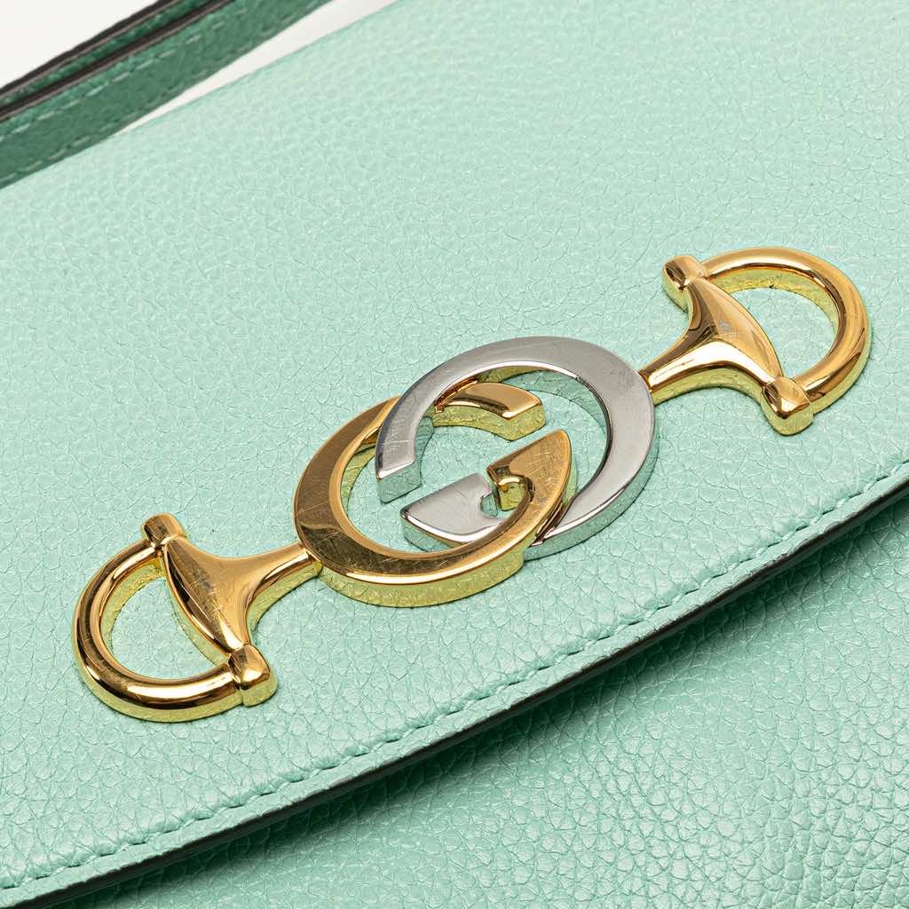 Gucci Small Leather Zumi Satchel - Image 11