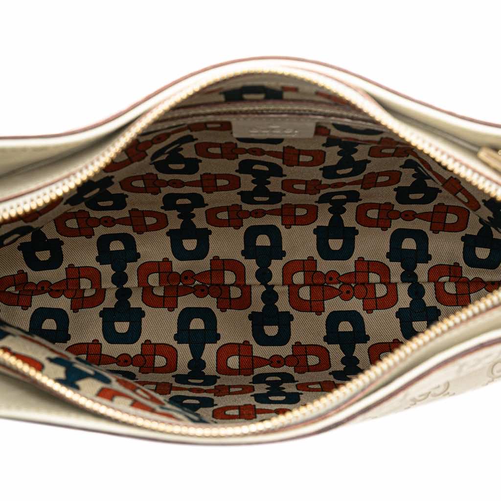 Gucci Guccissima Horsebit Creole Hobo - 4