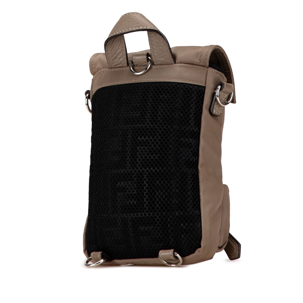 Fendi Mini Fendiness Nylon Convertible Backpack - 2