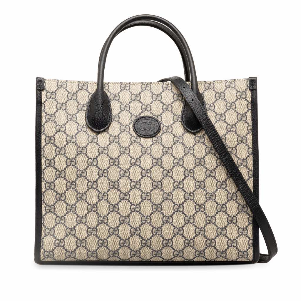 Gucci Small GG Supreme Interlocking G Tote
