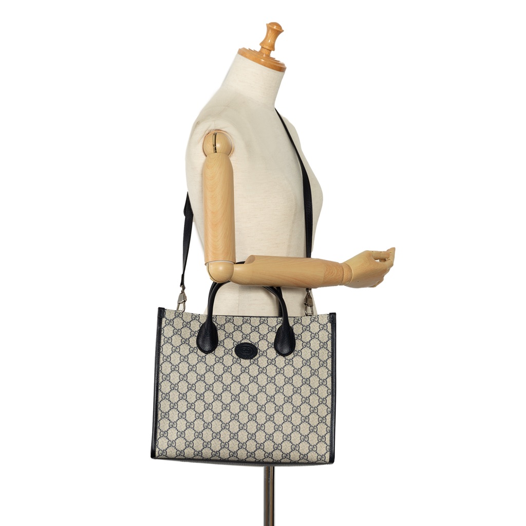 Gucci Small GG Supreme Interlocking G Tote - Image 11