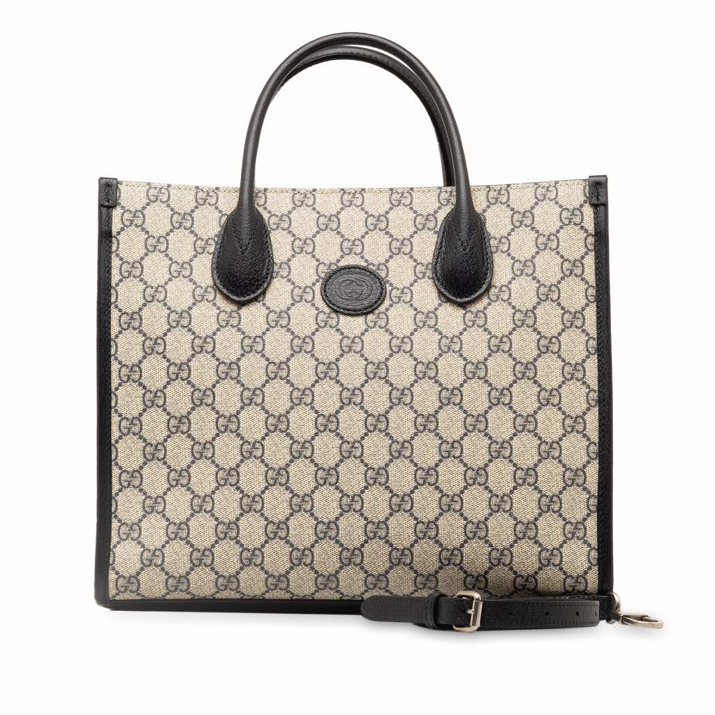Gucci Small GG Supreme Interlocking G Tote - Image 12