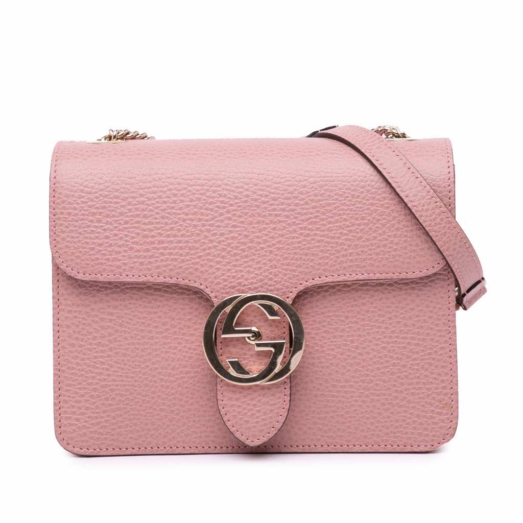 Gucci Small Dollar Calfskin Interlocking G Crossbody