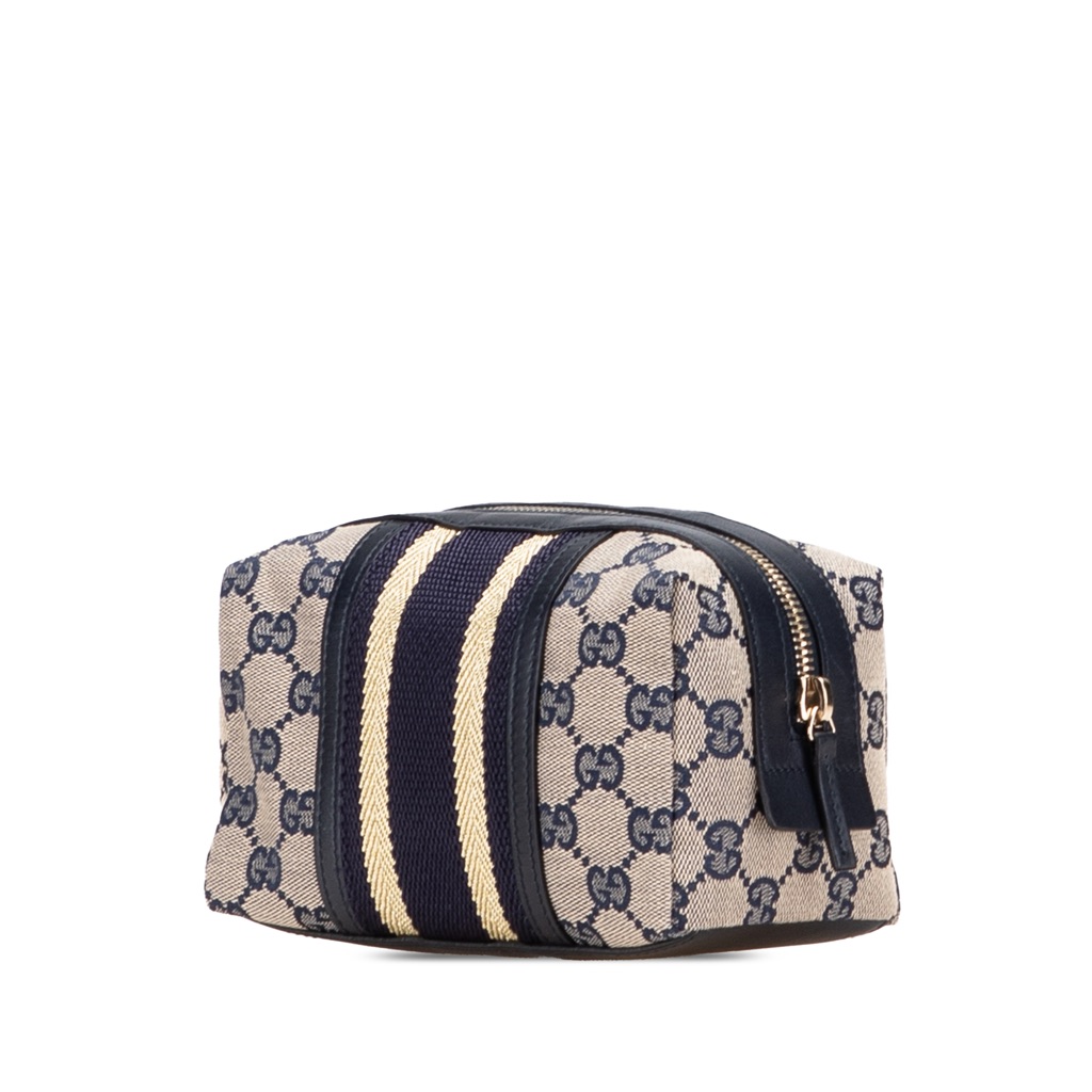 Gucci GG Canvas Web Pouch - 2
