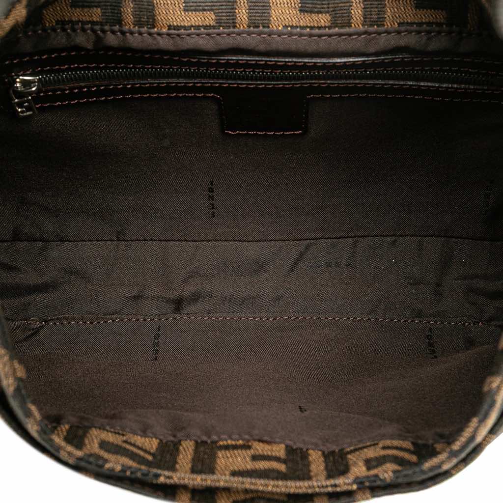 Fendi Zucca Canvas Shoulder Bag - 4