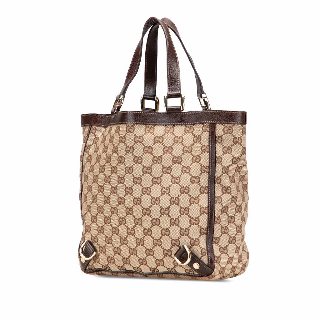 Gucci GG Canvas Abbey D Ring Tote - Back view
