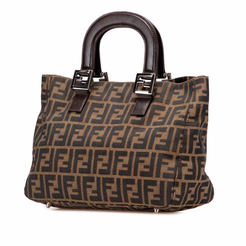 Fendi Small Zucca Canvas Twins Tote - 2