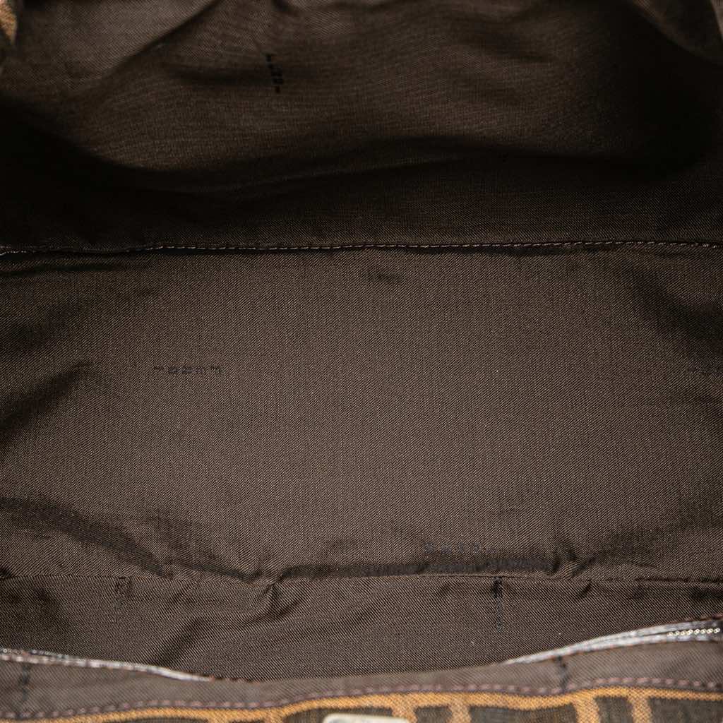 Fendi Small Zucca Canvas Twins Tote - 4