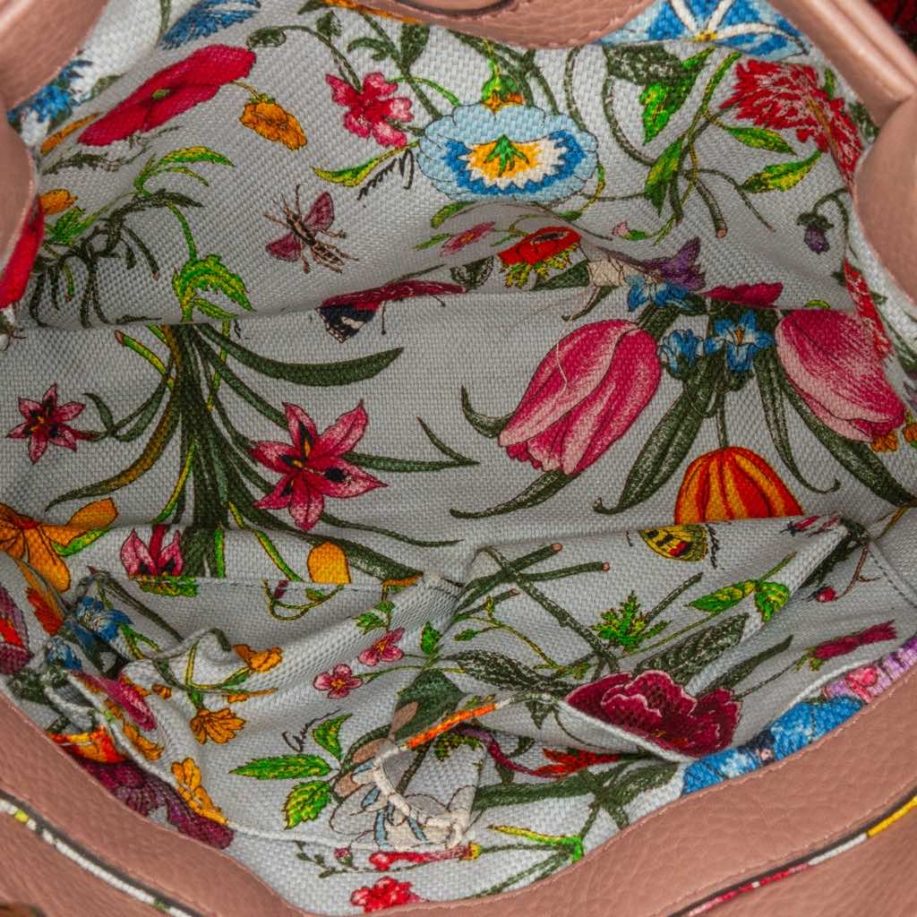 Gucci Small Calfskin Bamboo Shopper Satchel - 4