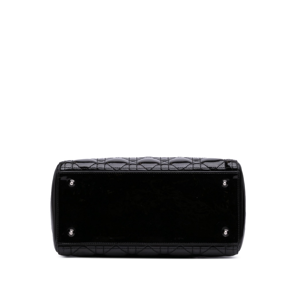 Dior Medium Patent Cannage Lady Dior - 3