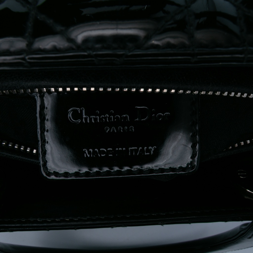 Dior Medium Patent Cannage Lady Dior - 5