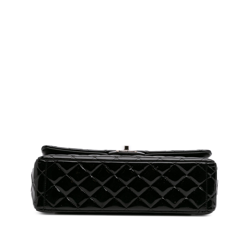 Chanel Maxi Classic Patent Double Flap - 3