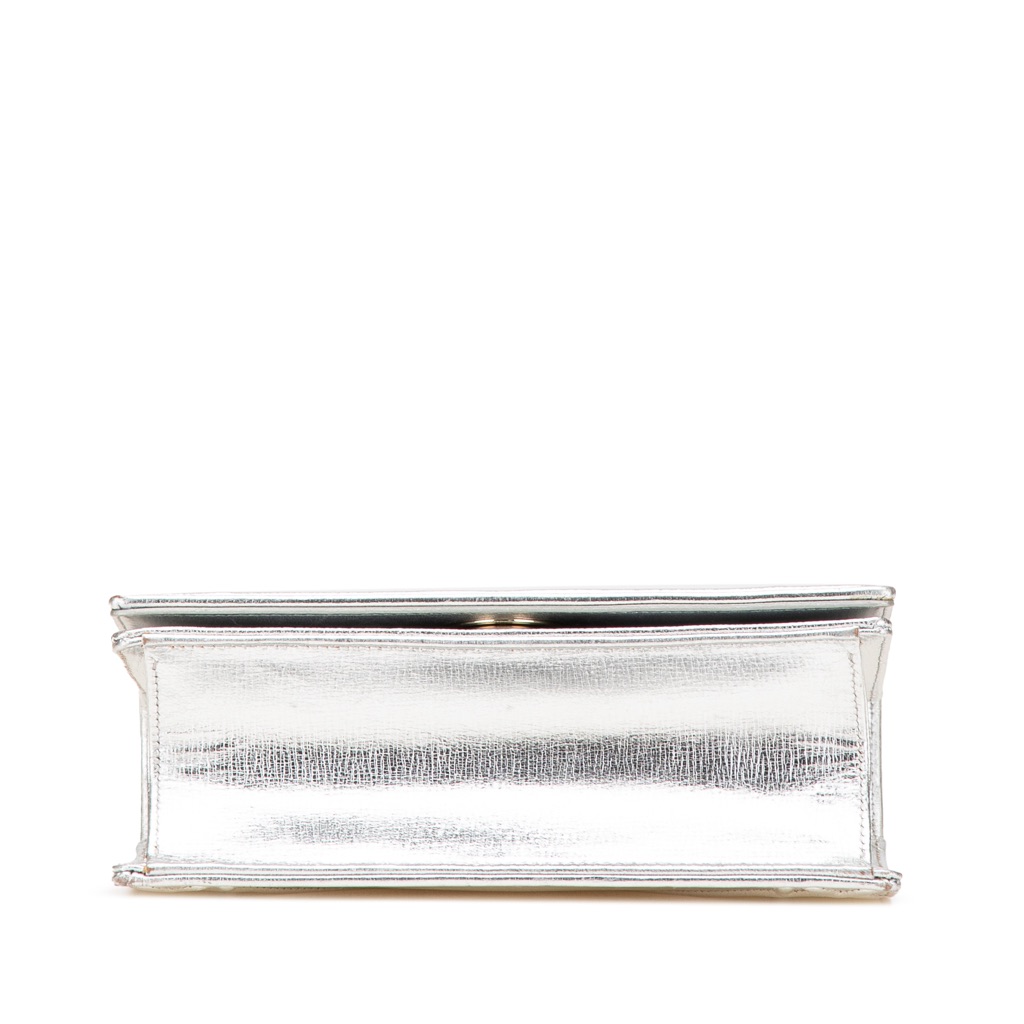 Dior Small Metallic Grained Calfskin Diorama Flap - 3