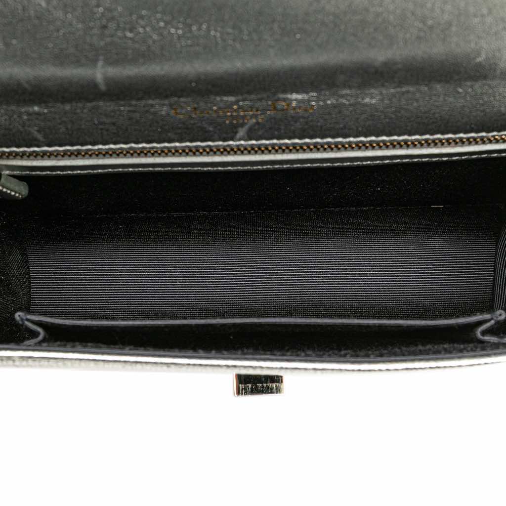 Dior Small Metallic Grained Calfskin Diorama Flap - 4