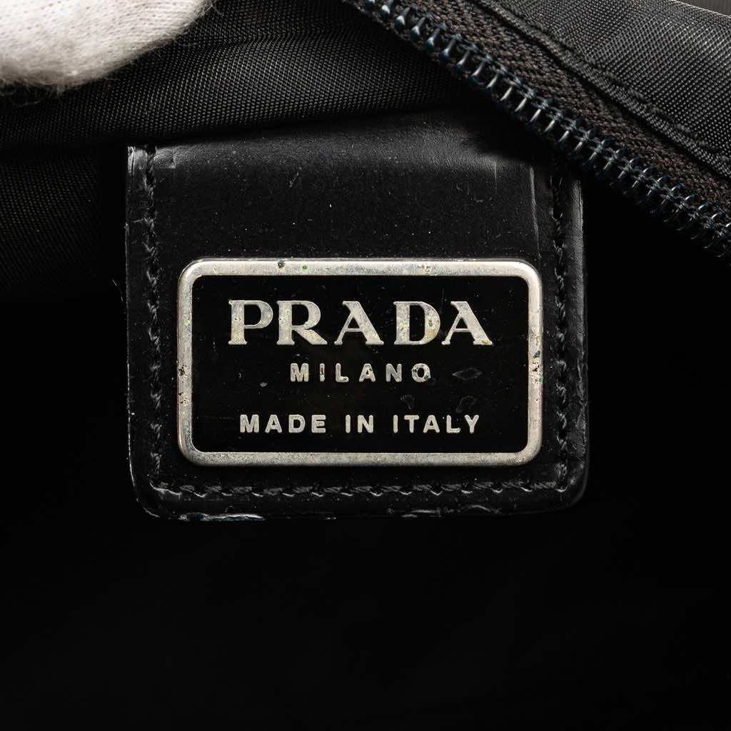 Prada Tessuto Zip Top Crossbody - Side view
