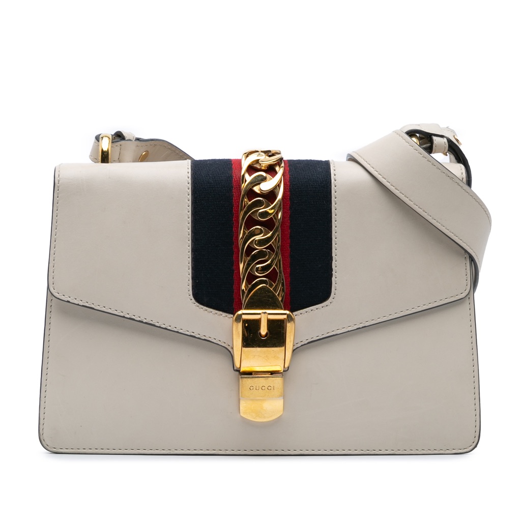 Gucci Small Leather Sylvie Satchel