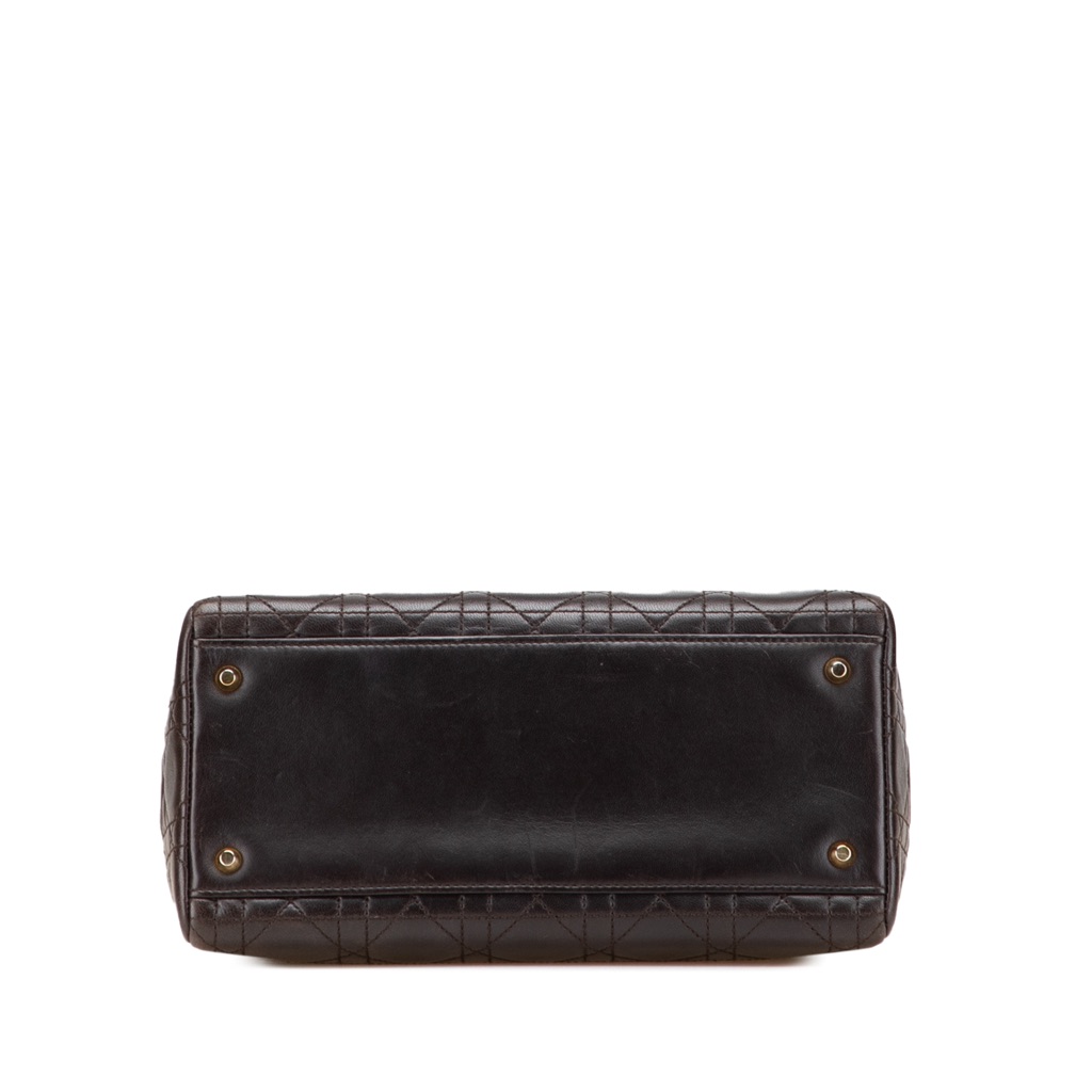 Dior Medium Lambskin Cannage Lady Dior - 3