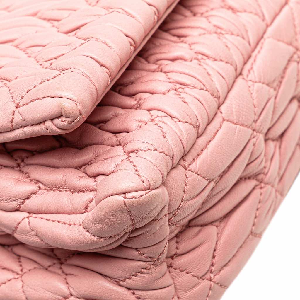 Miu Miu Matelasse Nappa Crystal Chain Satchel - Image 14