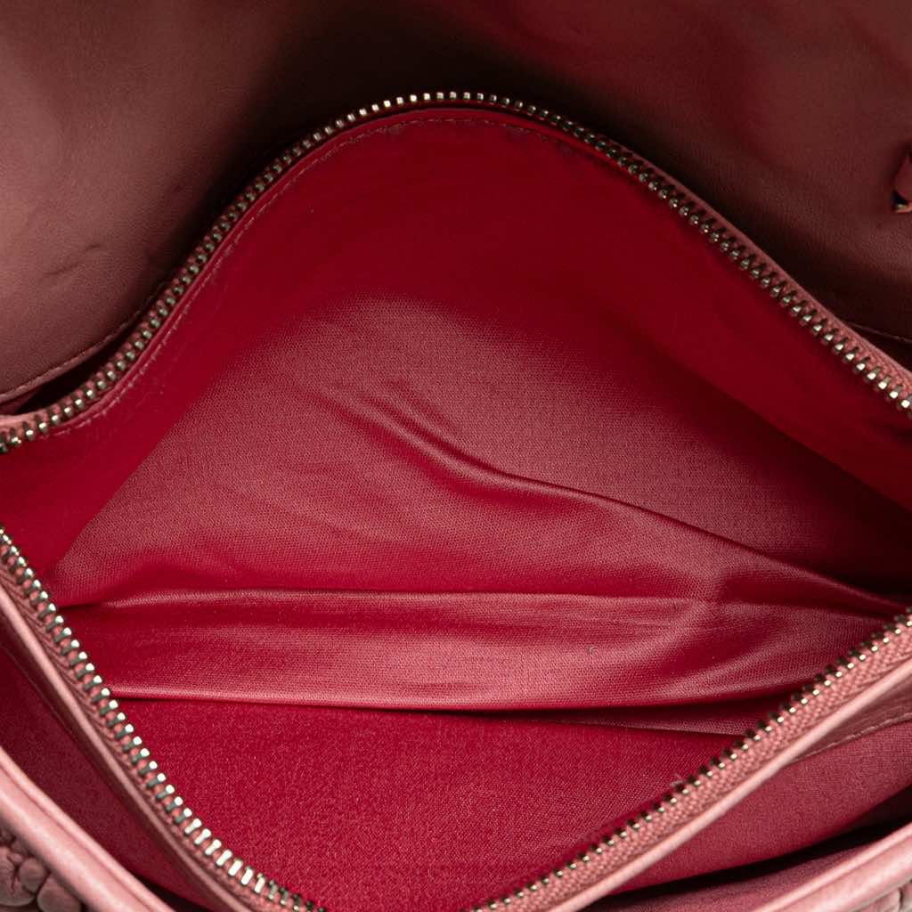 Miu Miu Matelasse Nappa Crystal Chain Satchel - 4