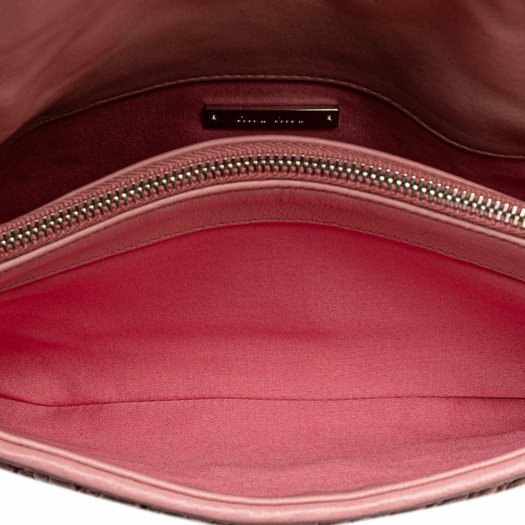 Miu Miu Matelasse Nappa Crystal Chain Satchel - Detail 1