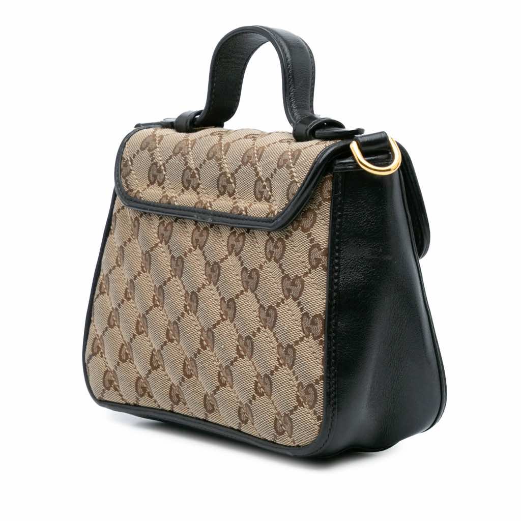Gucci GG Marmont Matelasse Canvas Top Handle Bag - 2