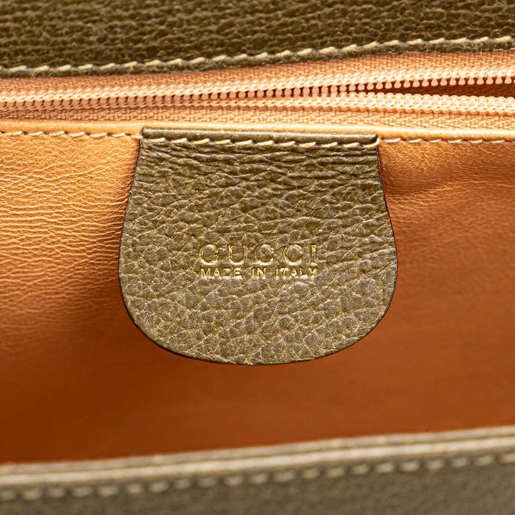 Gucci Leather Bamboo Crossbody - Side view