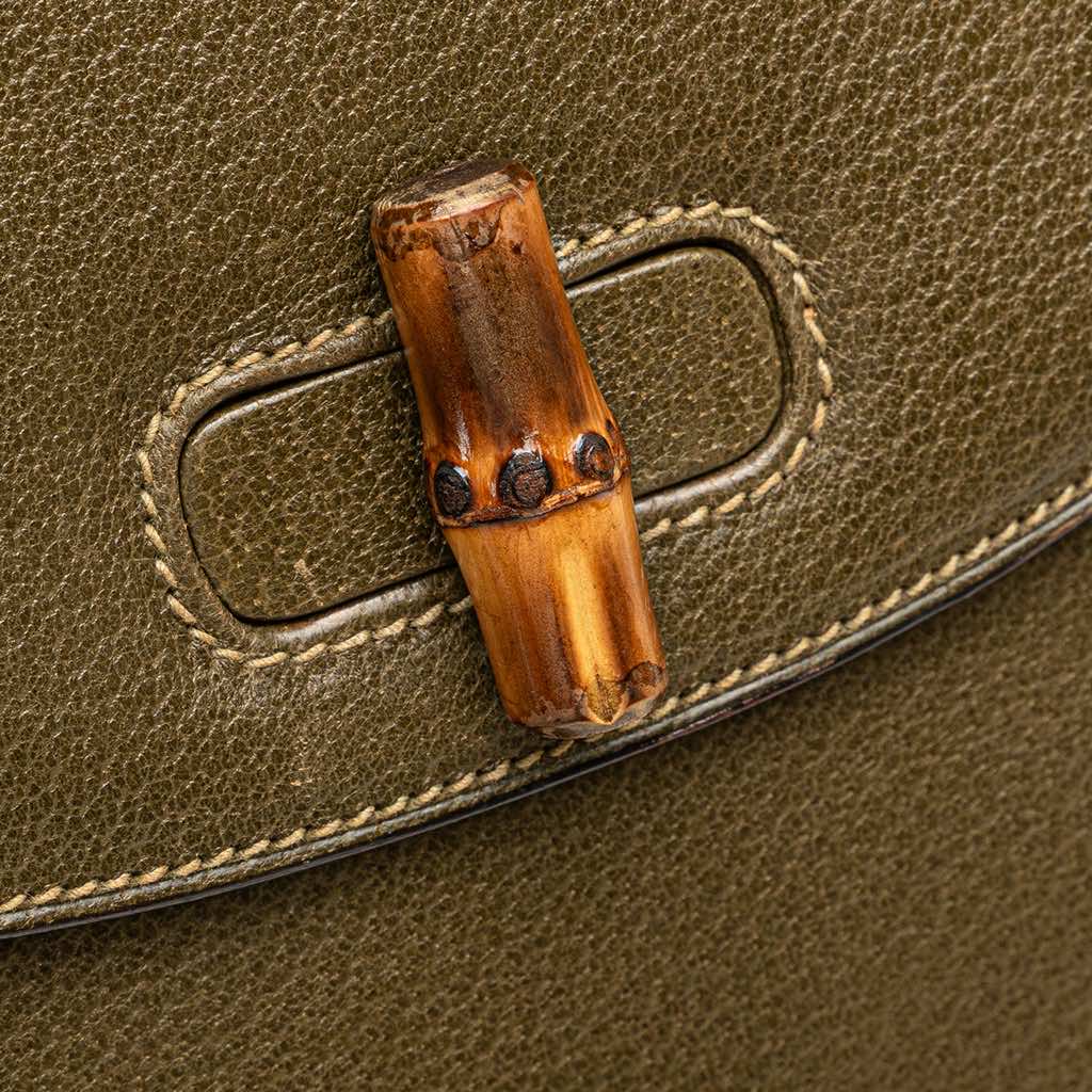 Gucci Leather Bamboo Crossbody - Detail 2