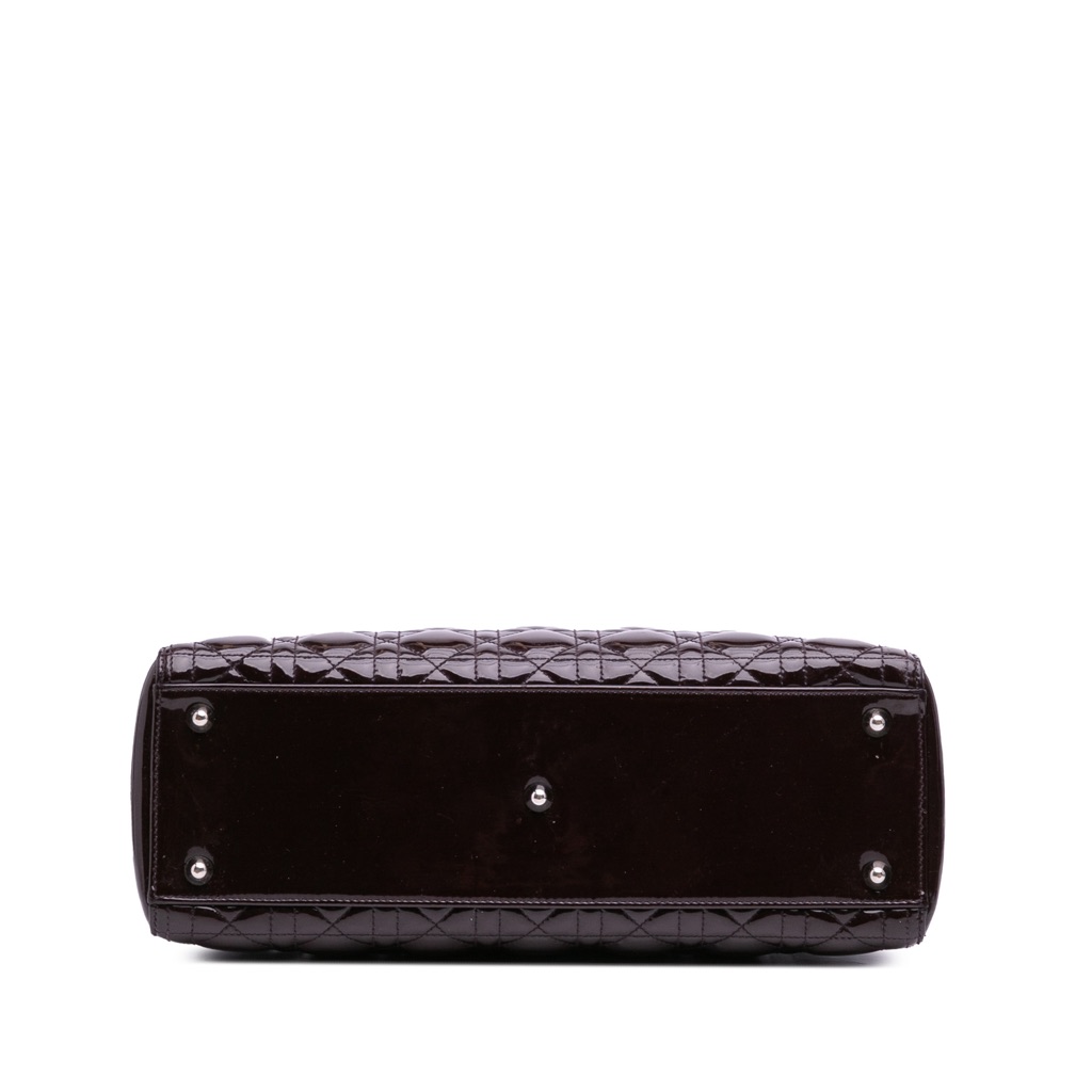 Dior Large Patent Cannage Lady Dior - 3