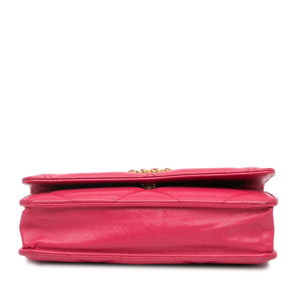 Chanel Quilted Lambskin 19 Wallet on Chain - 3