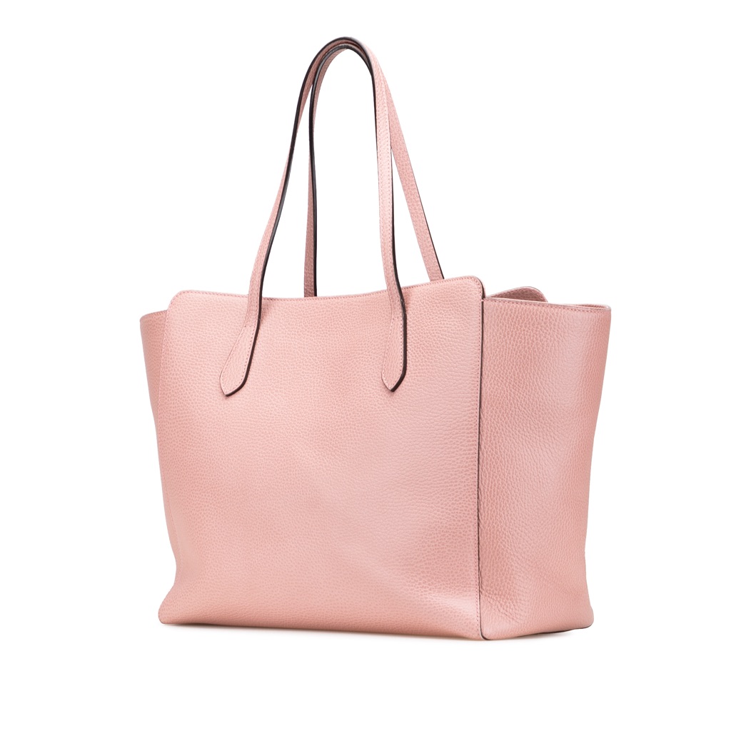 Gucci Medium Leather Swing Tote - 2