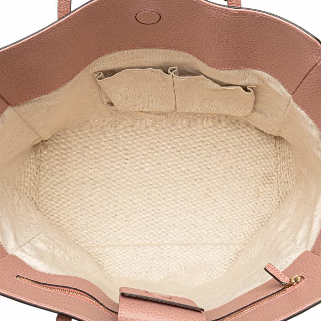 Gucci Medium Leather Swing Tote - 4