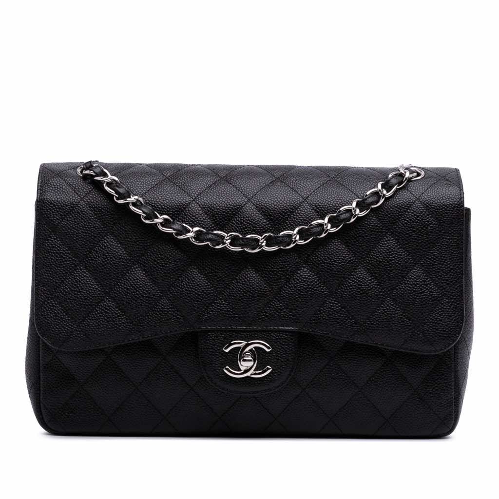 Chanel Jumbo Classic Caviar Double Flap