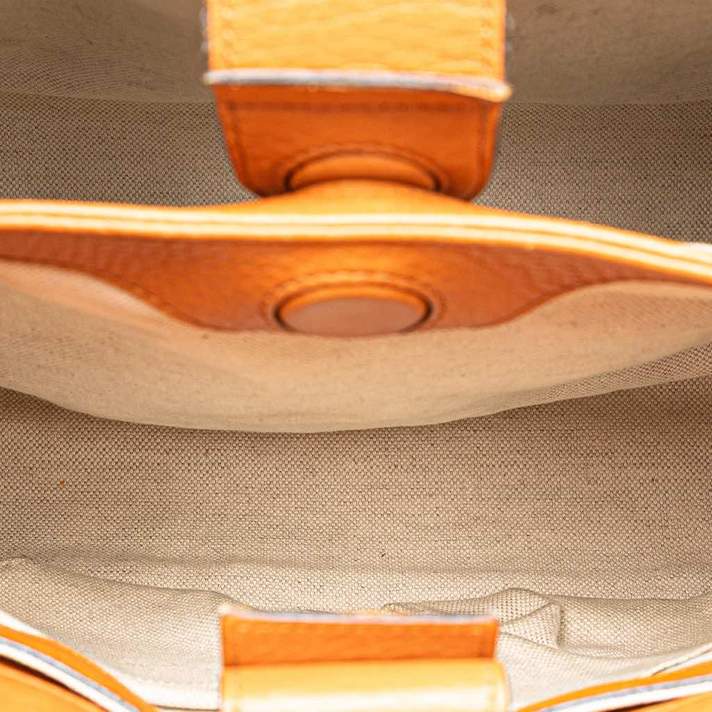 Gucci Small Calfskin Bamboo Shopper Satchel - 4