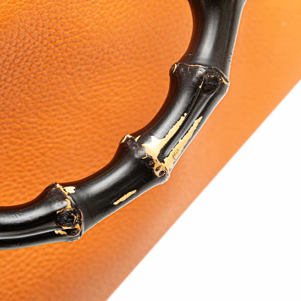 Gucci Small Calfskin Bamboo Shopper Satchel - Image 12