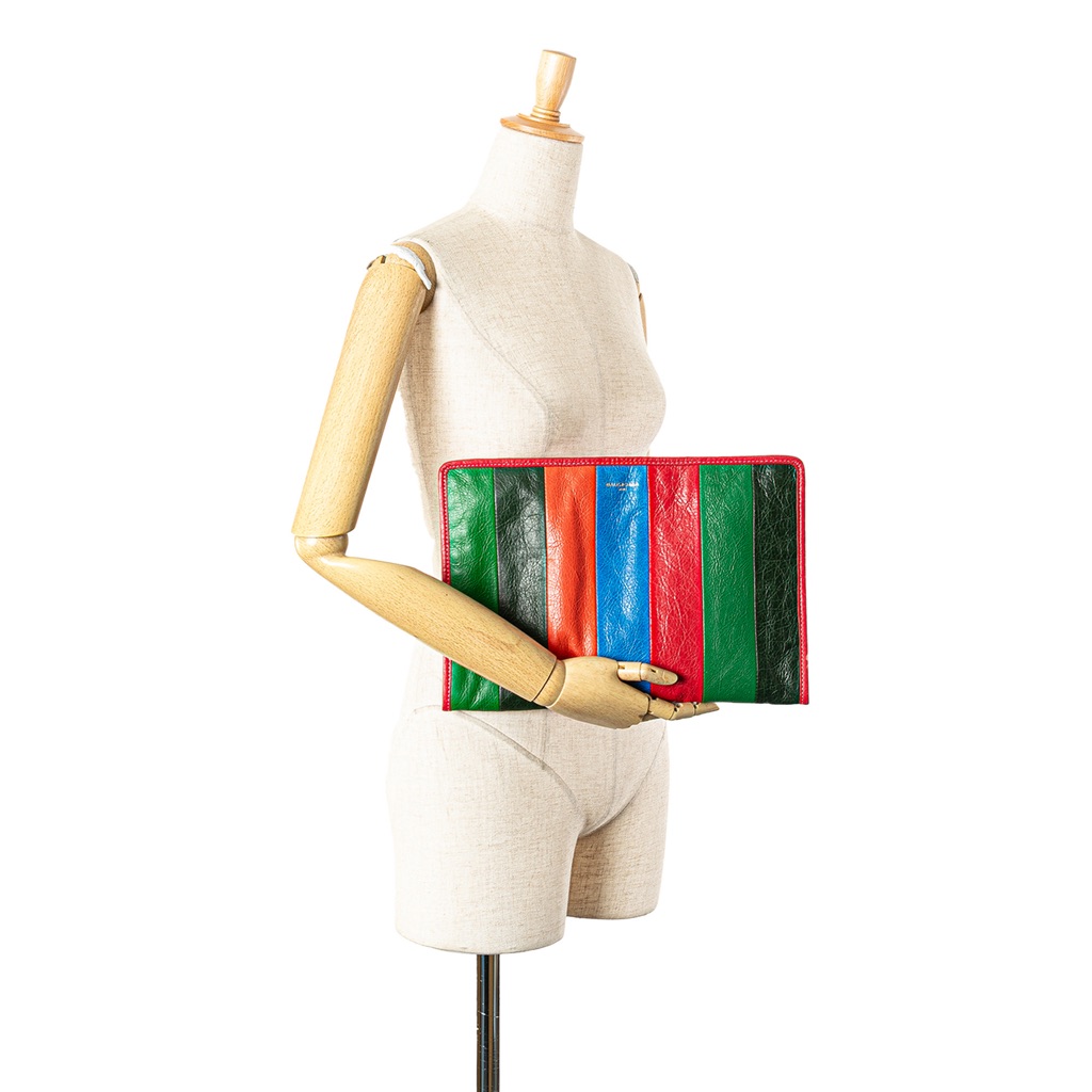 Balenciaga Lambskin Bazar Clutch - Image 13